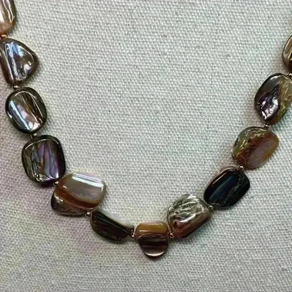 Sea Shell Abalone Necklace - Picture 2 of 4